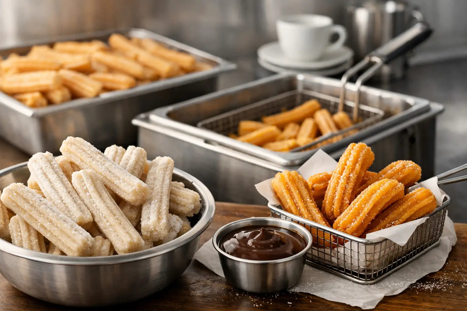 Churros ultracongelados para hostelería