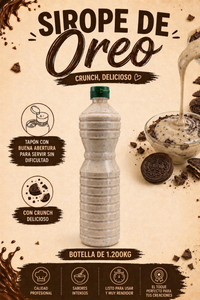 Sirope en Crema Crunchi Estilo Oreo KingChurro 1,2 L | Relleno Profesional para Hostelería