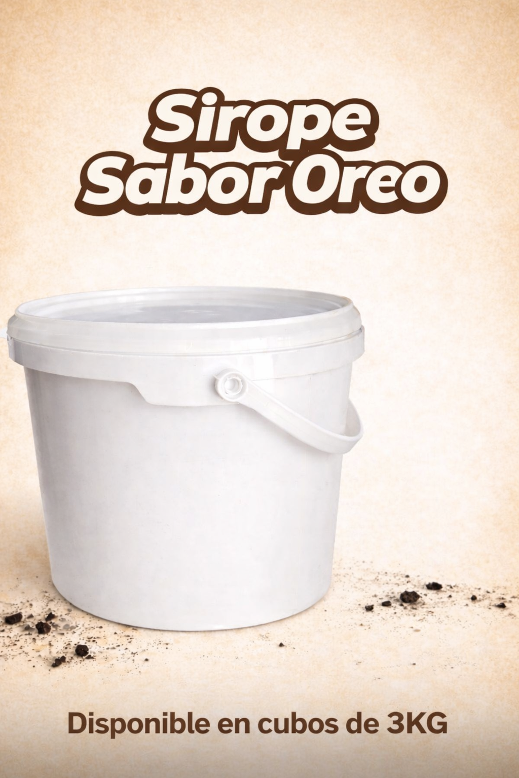 Cubo de Crema Crunchi Estilo Oreo 3 Kg