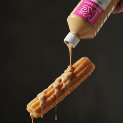 Sirope Galleta Lotus KingChurro cayendo sobre churro