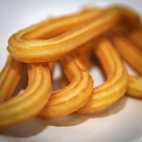 Churroas Madrileños, churros de lazo