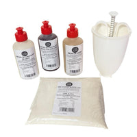 KingChurro Mix para hacer buñuelos en casa con 3 siropes y dosificadora de buñuelos m... -