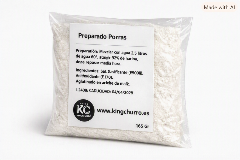 Preparado para Porras bolsa 12+165 gr